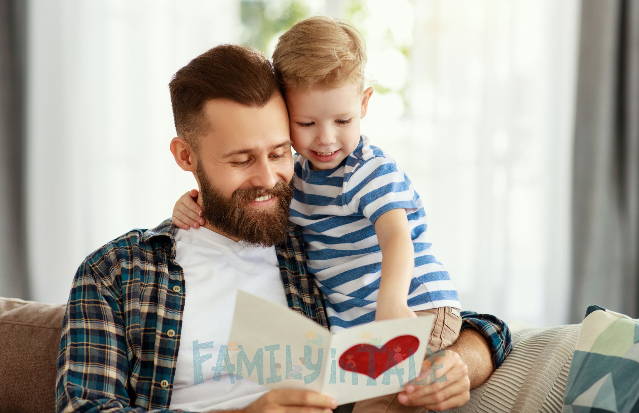 Vatertagsgeschenk Personalisiertes Buch von Family in Tale