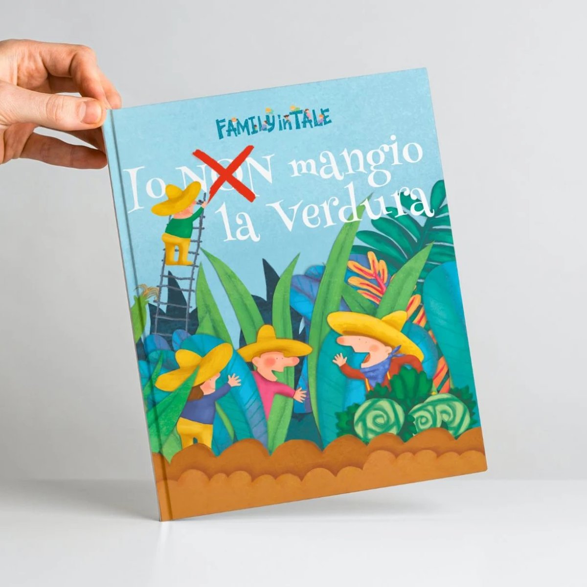 Io NON mangio la verdura Libro personalizzato Io NON mangio la verdura, favola per bambini Family in Tale